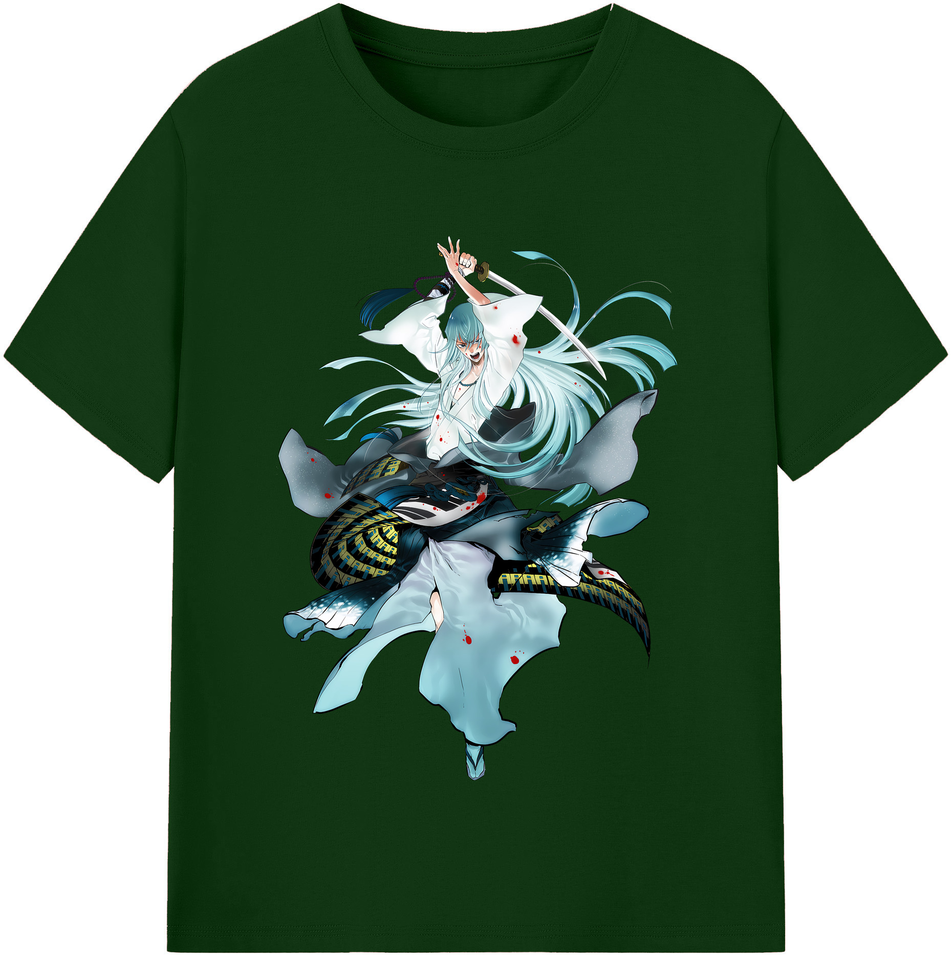 （画像用） 刀剣乱舞 Touken Ranbu 綿100％半袖Tシャツ（フロントプリント）